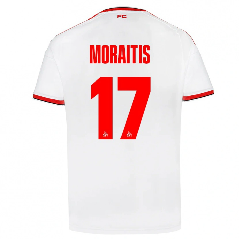 Danxen Dámské Victor Moraitis #17 Bílá Červená Černá Domů Hráčské Dresy 2026/27 Dres