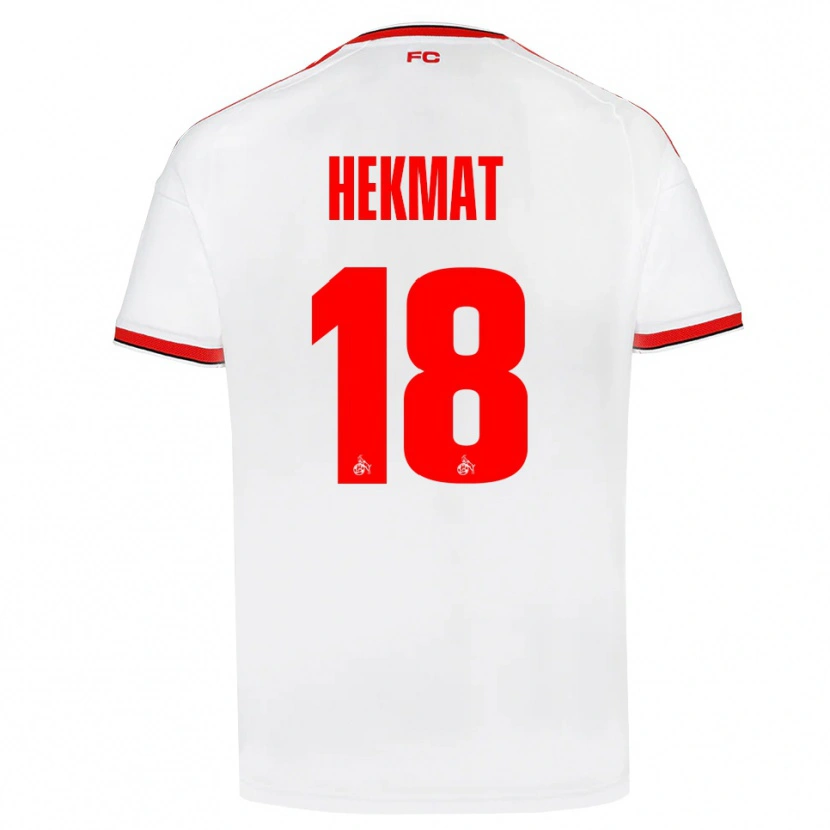 Danxen Dámské Kian Hekmat #18 Bílá Červená Černá Domů Hráčské Dresy 2026/27 Dres