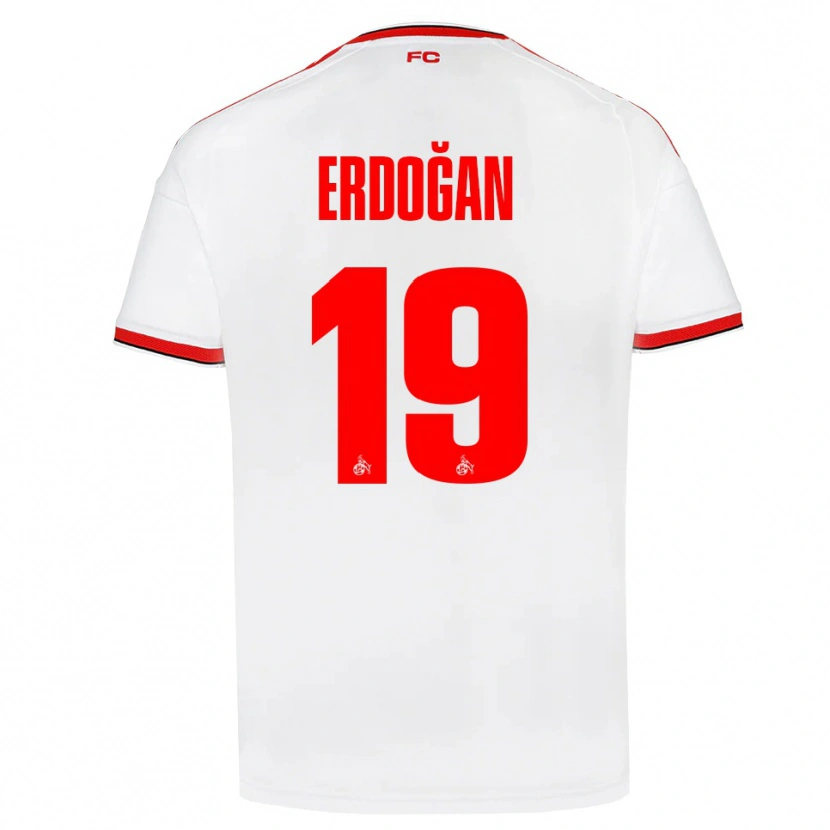 Danxen Dámské Eymen Erdoğan #19 Bílá Červená Černá Domů Hráčské Dresy 2026/27 Dres