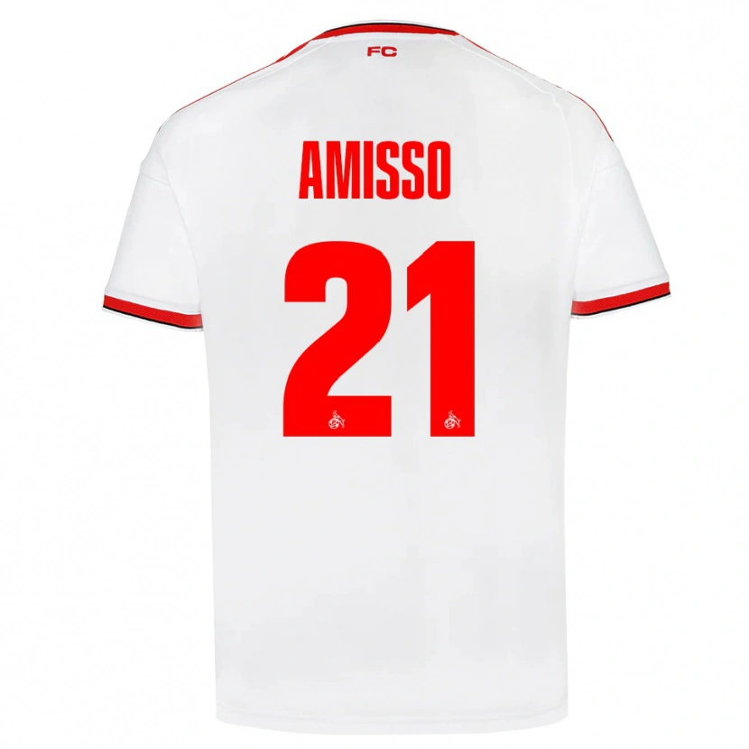 Danxen Dámské Gabriel Amisso #21 Bílá Červená Černá Domů Hráčské Dresy 2026/27 Dres
