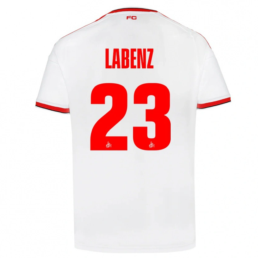 Danxen Dámské Luiz Labenz #23 Bílá Červená Černá Domů Hráčské Dresy 2026/27 Dres