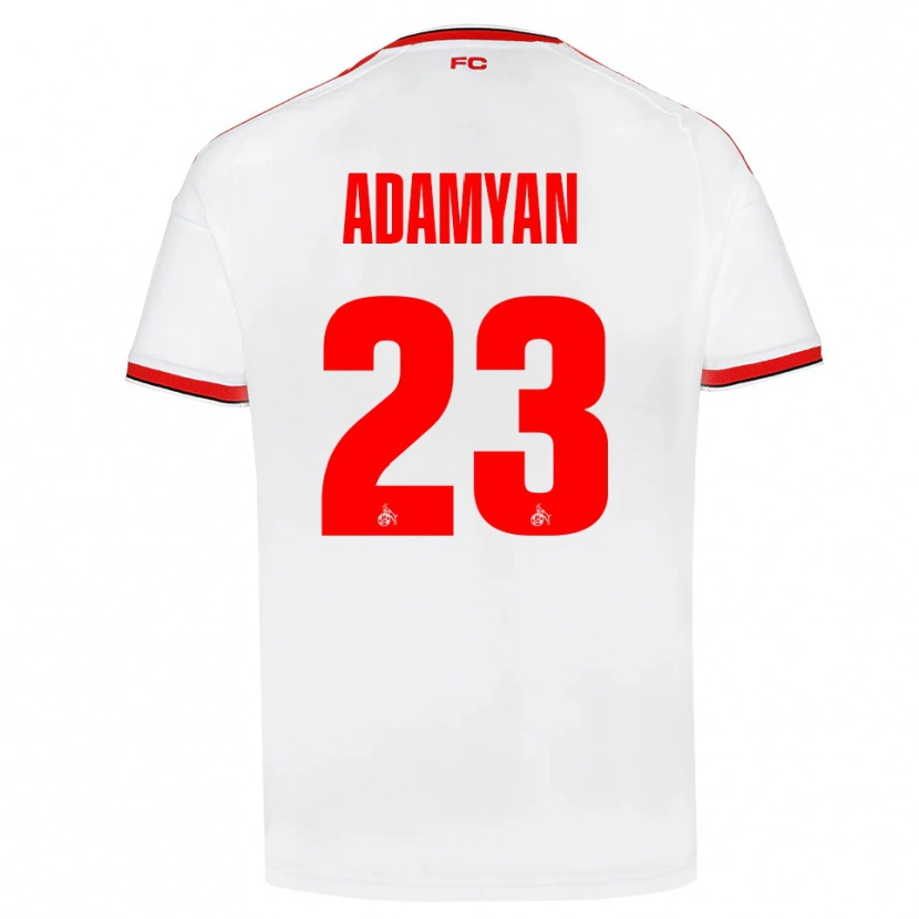 Danxen Dámské Sargis Adamyan #23 Bílá Červená Černá Domů Hráčské Dresy 2026/27 Dres
