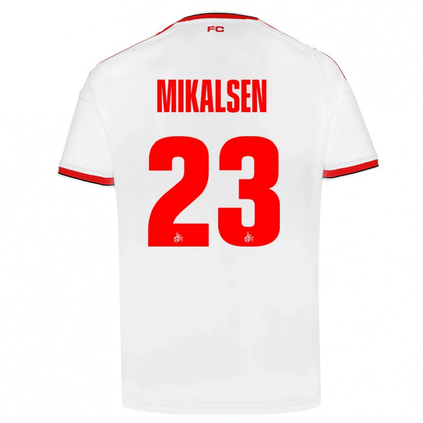Danxen Dámské Aurora Mikalsen #23 Bílá Červená Černá Domů Hráčské Dresy 2026/27 Dres