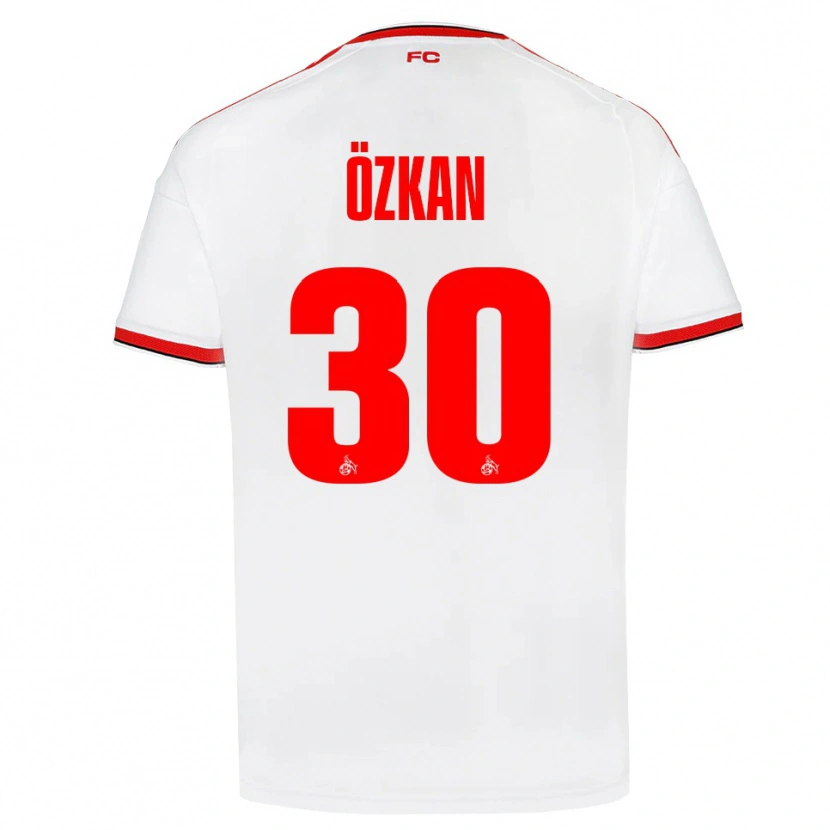 Danxen Dámské Mikail Özkan #30 Bílá Červená Černá Domů Hráčské Dresy 2026/27 Dres