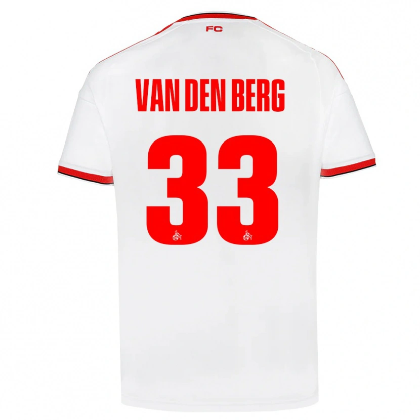 Danxen Dámské Rav Van Den Berg #33 Bílá Červená Černá Domů Hráčské Dresy 2026/27 Dres