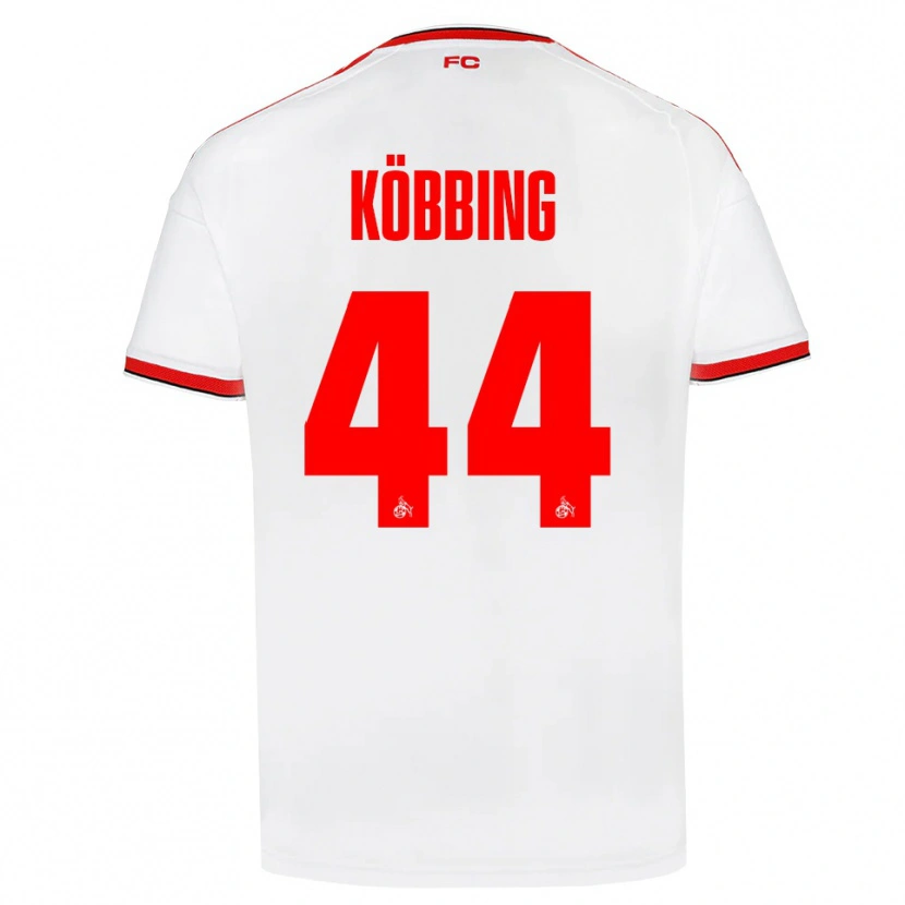 Danxen Dámské Matthias Köbbing #44 Bílá Červená Černá Domů Hráčské Dresy 2026/27 Dres