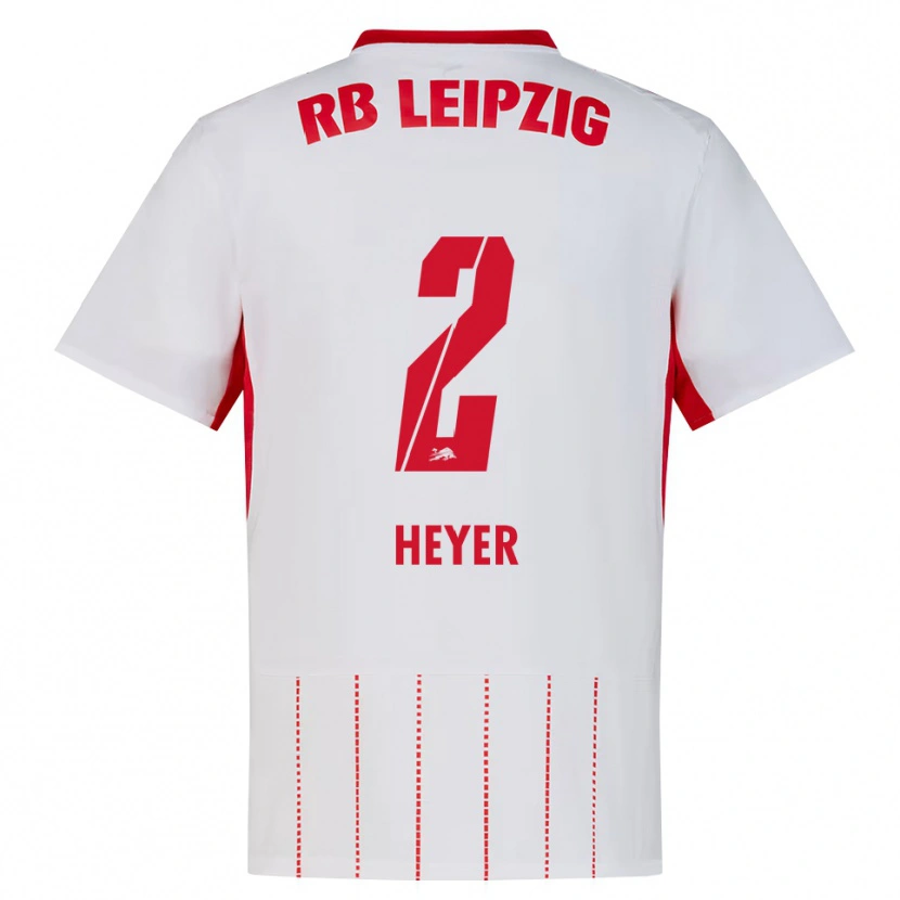 Danxen Dámské Friedrich Heyer #2 Červená Bílá Žlutá Domů Hráčské Dresy 2026/27 Dres