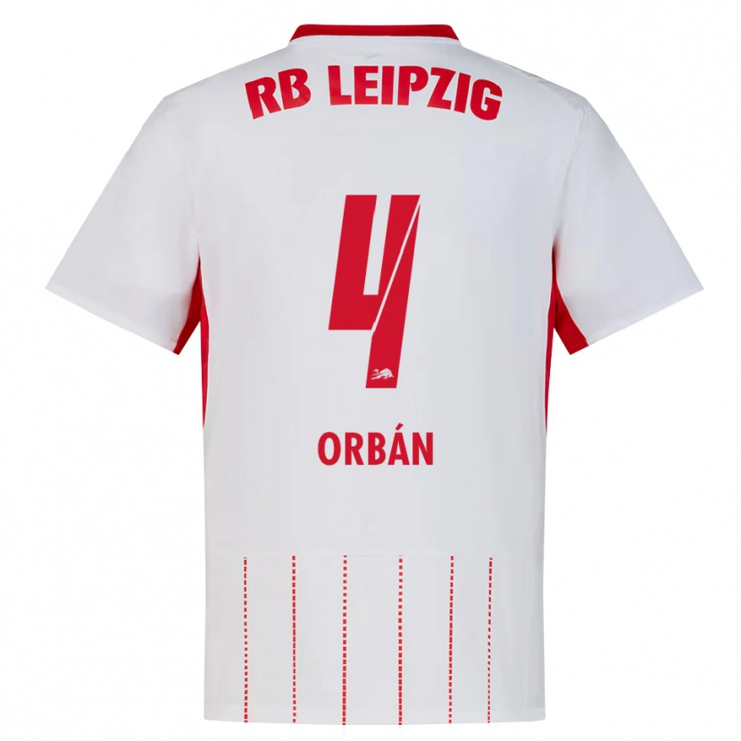 Danxen Dámské Willi Orbán #4 Červená Bílá Žlutá Domů Hráčské Dresy 2026/27 Dres