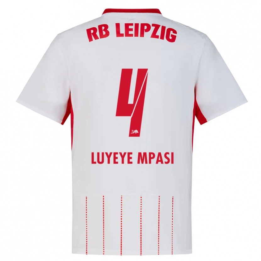 Danxen Dámské Seal Luyeye Mpasi #4 Červená Bílá Žlutá Domů Hráčské Dresy 2026/27 Dres