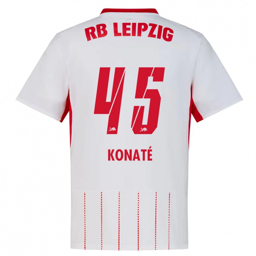 Danxen Dámské Samba Konaté #45 Červená Bílá Žlutá Domů Hráčské Dresy 2026/27 Dres