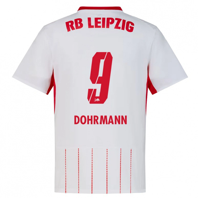 Danxen Dámské Paul Dohrmann #9 Červená Bílá Žlutá Domů Hráčské Dresy 2026/27 Dres