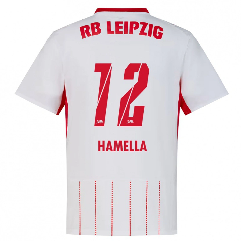 Danxen Dámské Karl Hamella #12 Červená Bílá Žlutá Domů Hráčské Dresy 2026/27 Dres