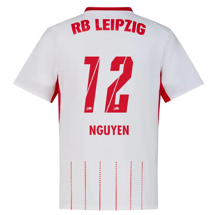 Danxen Dámské Vu Nguyen #12 Červená Bílá Žlutá Domů Hráčské Dresy 2026/27 Dres