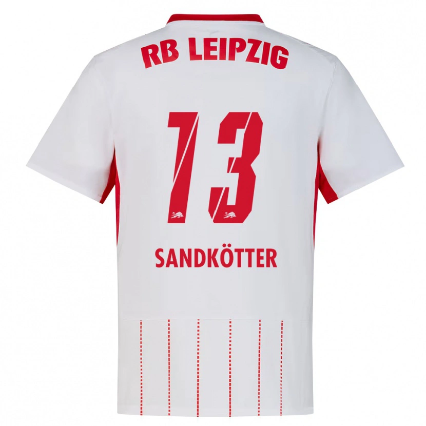 Danxen Dámské Constantin Sandkötter #13 Červená Bílá Žlutá Domů Hráčské Dresy 2026/27 Dres
