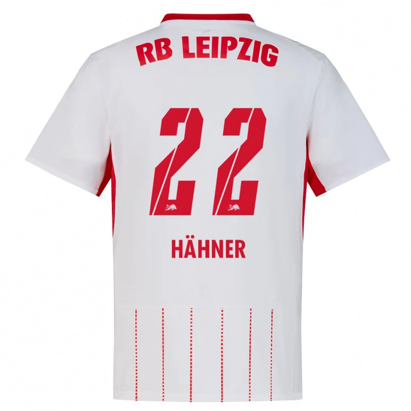 Danxen Dámské Elian Hähner #22 Červená Bílá Žlutá Domů Hráčské Dresy 2026/27 Dres