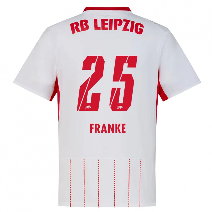 Danxen Dámské Lenny Franke #25 Červená Bílá Žlutá Domů Hráčské Dresy 2026/27 Dres