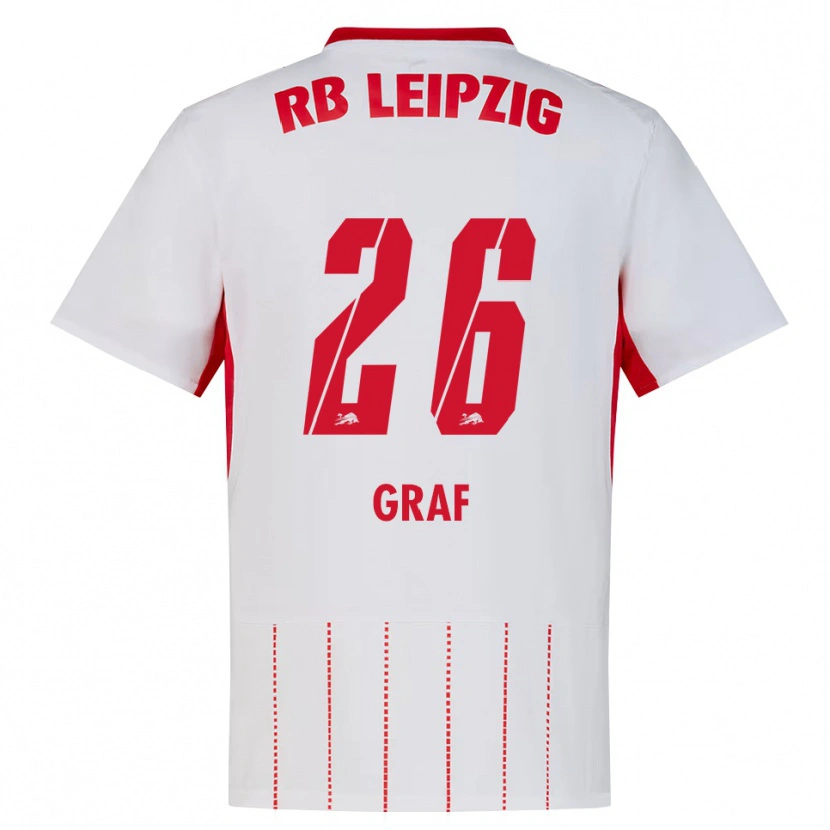 Danxen Dámské Luca Maria Graf #26 Červená Bílá Žlutá Domů Hráčské Dresy 2026/27 Dres