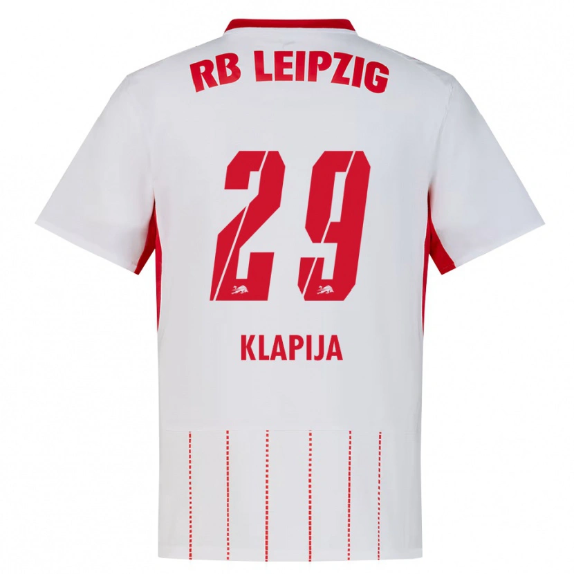 Danxen Dámské Din Klapija #29 Červená Bílá Žlutá Domů Hráčské Dresy 2026/27 Dres
