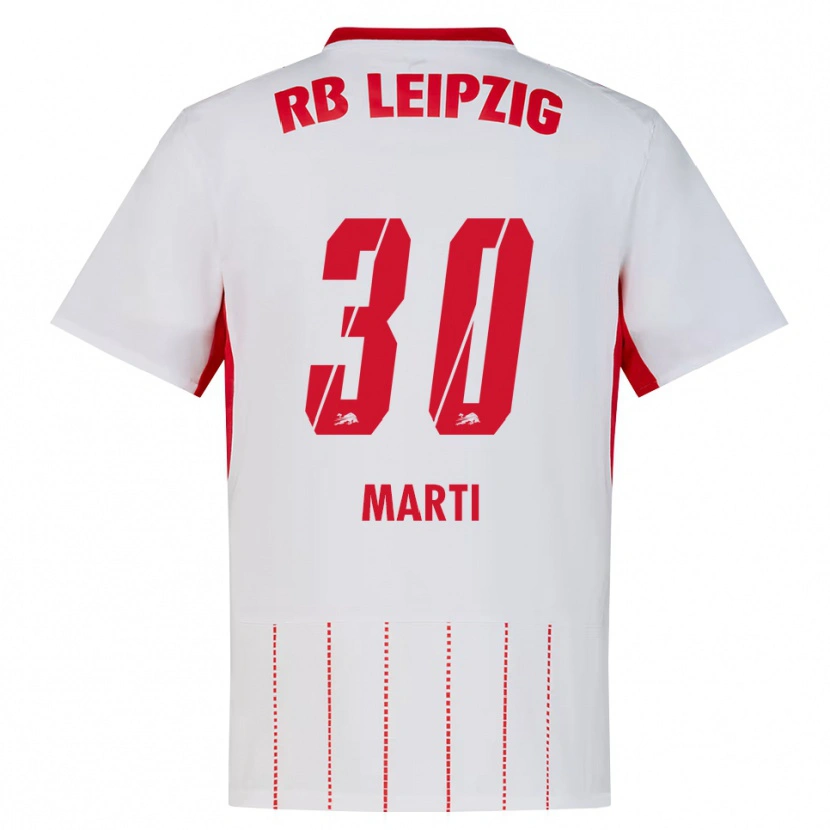 Danxen Dámské Lara Marti #30 Červená Bílá Žlutá Domů Hráčské Dresy 2026/27 Dres