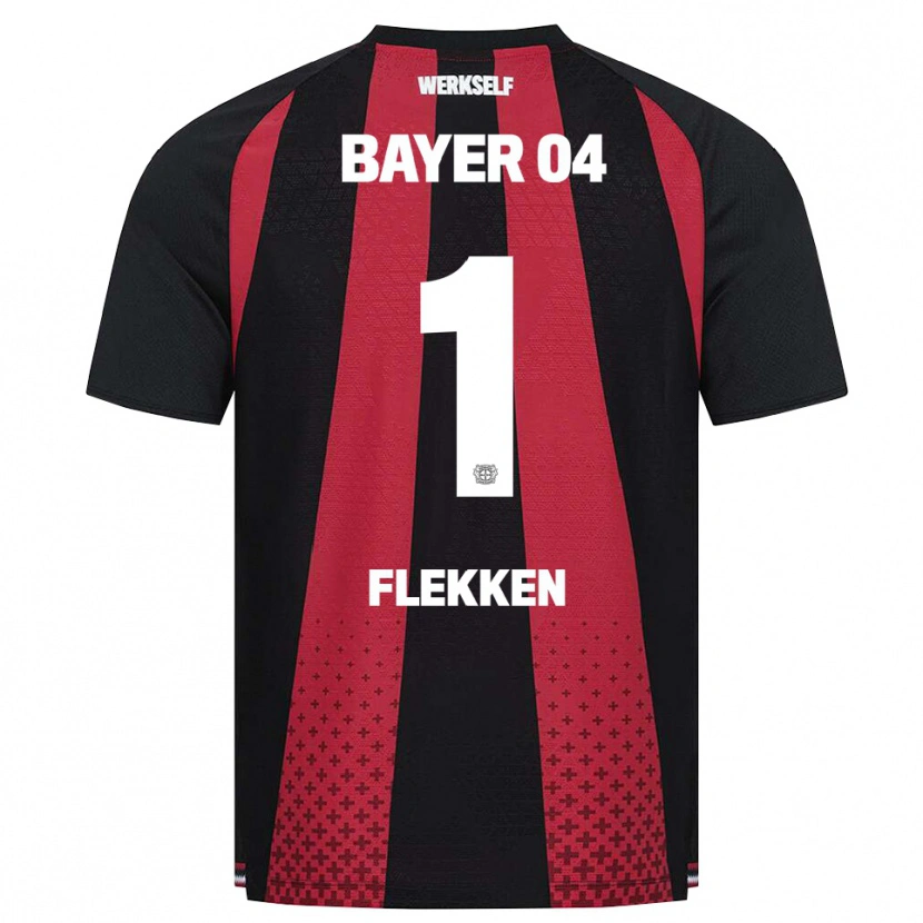 Danxen Dámské Mark Flekken #1 Černá Bílá Červená Domů Hráčské Dresy 2026/27 Dres