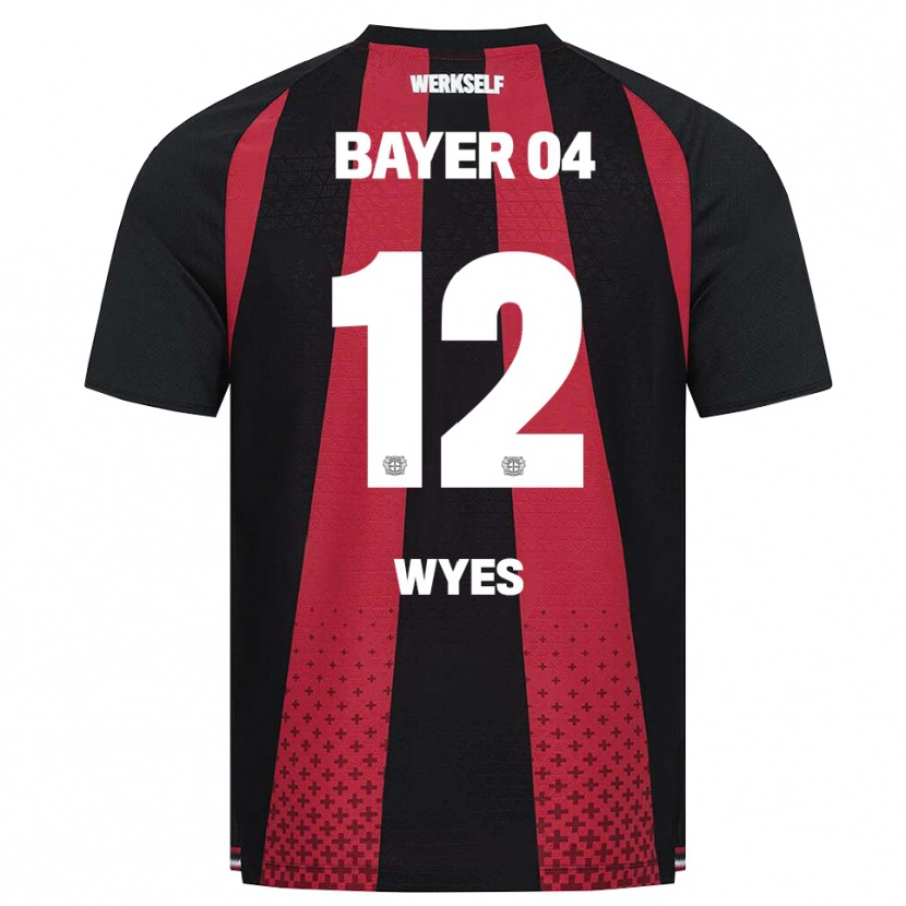 Danxen Dámské Justus Wyes #12 Černá Bílá Červená Domů Hráčské Dresy 2026/27 Dres