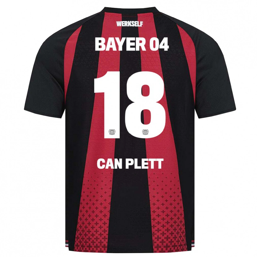 Danxen Dámské Nico Can Plett #18 Černá Bílá Červená Domů Hráčské Dresy 2026/27 Dres