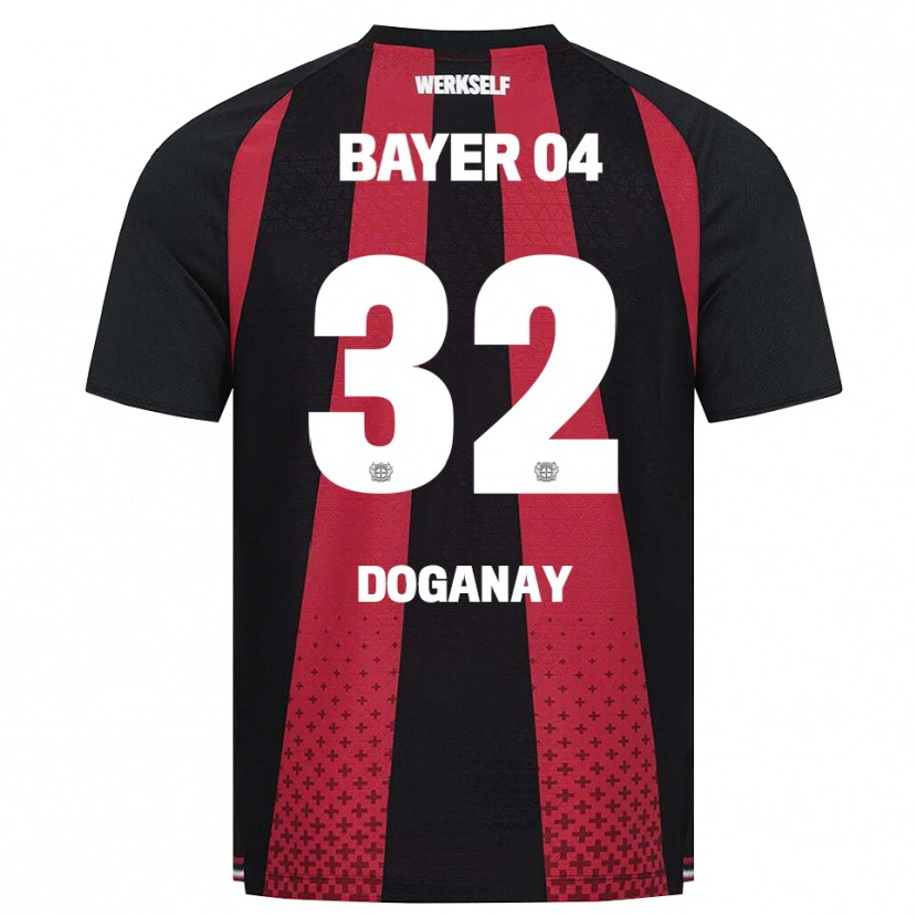Danxen Dámské Kenan Doganay #32 Černá Bílá Červená Domů Hráčské Dresy 2026/27 Dres
