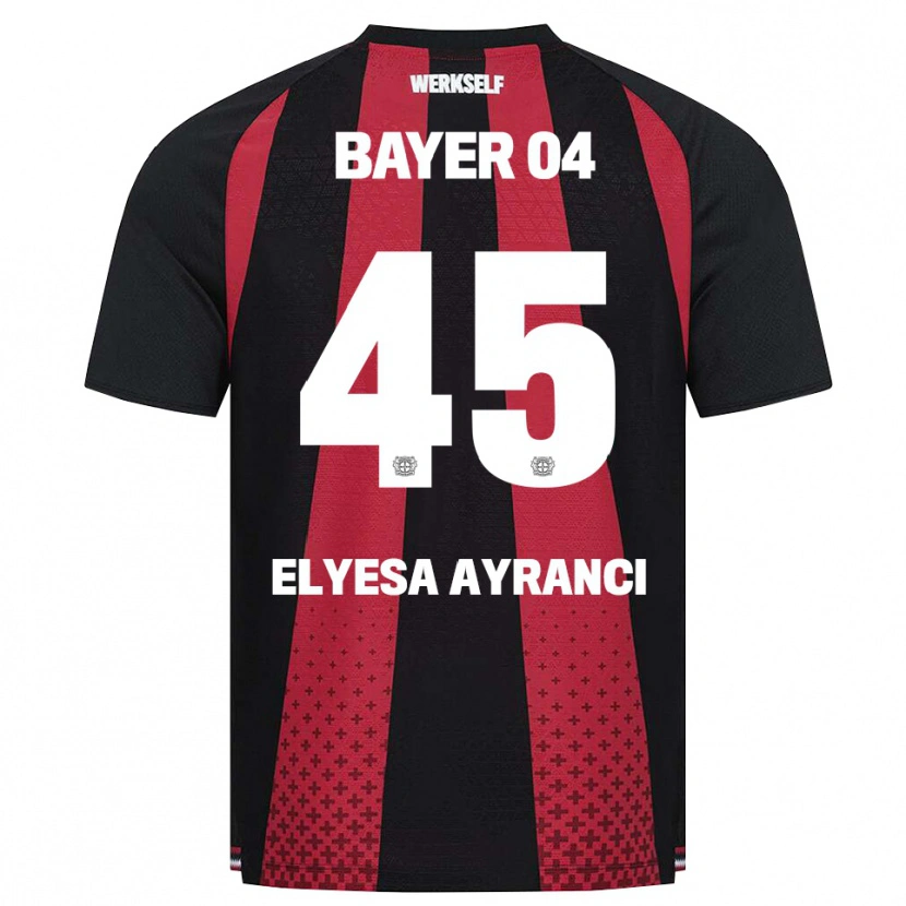 Danxen Dámské Yuşa Elyesa Ayrancı #45 Černá Bílá Červená Domů Hráčské Dresy 2026/27 Dres