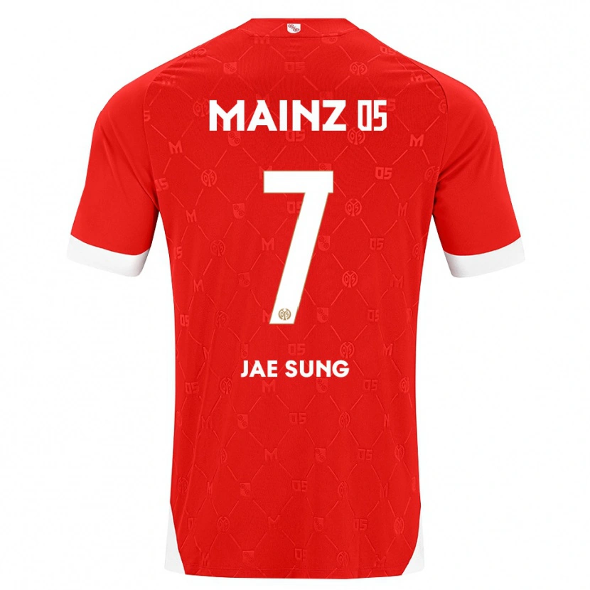 Danxen Dámské Jae-Sung Lee #7 Červená Bílá Domů Hráčské Dresy 2026/27 Dres