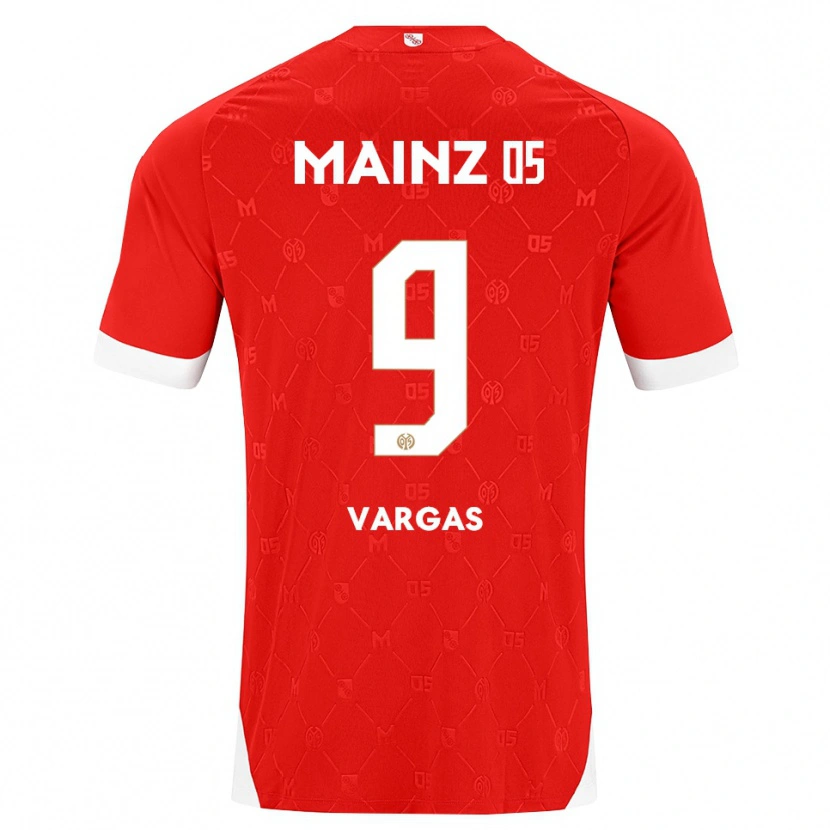 Danxen Dámské Nayrobi Vargas #9 Červená Bílá Domů Hráčské Dresy 2026/27 Dres