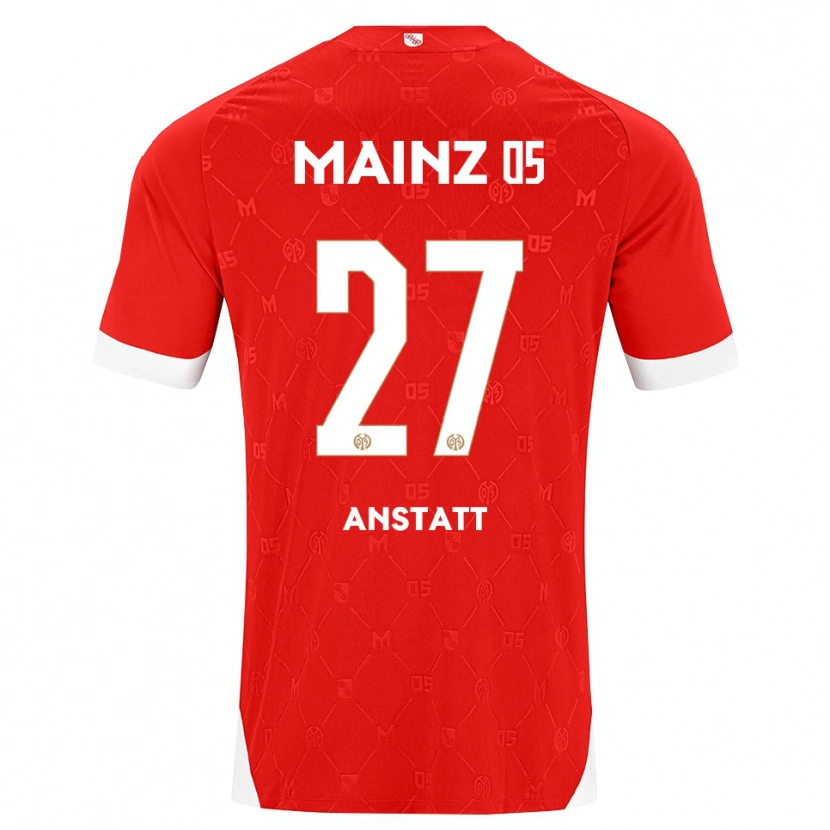 Danxen Dámské Nadine Anstatt #27 Červená Bílá Domů Hráčské Dresy 2026/27 Dres