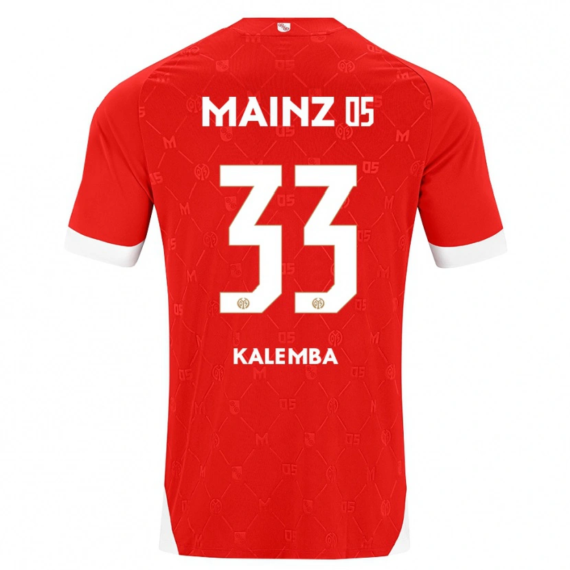 Danxen Dámské Marcel Kalemba #33 Červená Bílá Domů Hráčské Dresy 2026/27 Dres