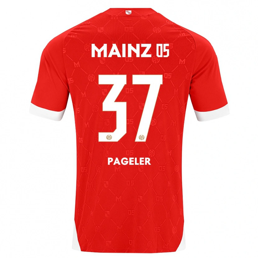 Danxen Dámské Maja Pageler #37 Červená Bílá Domů Hráčské Dresy 2026/27 Dres