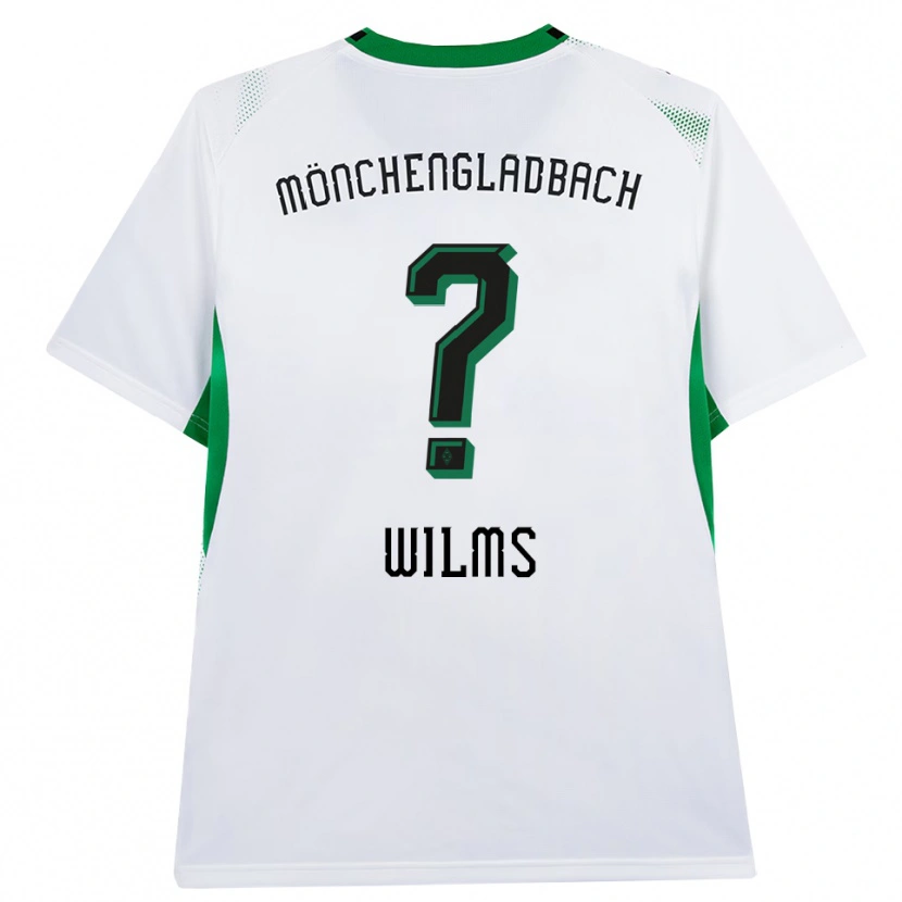 Danxen Dámské Felix Wilms #0 Bílá Černá Zelená Domů Hráčské Dresy 2026/27 Dres