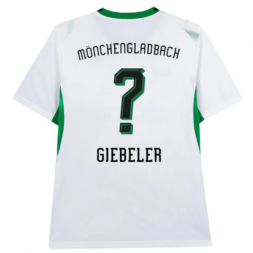 Danxen Dámské Benno Giebeler #0 Bílá Černá Zelená Domů Hráčské Dresy 2026/27 Dres