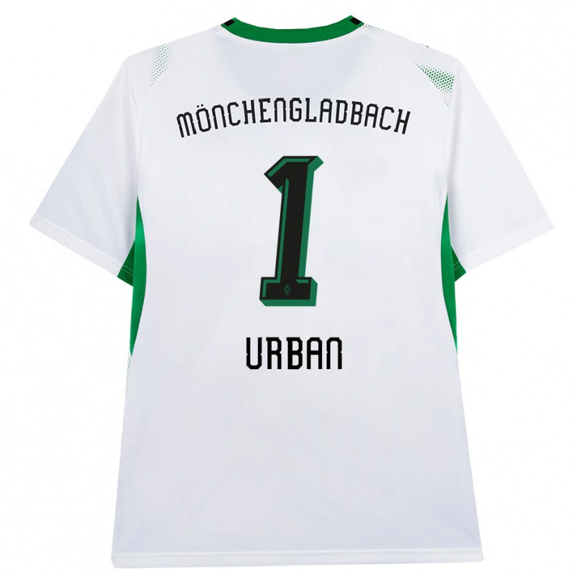 Danxen Dámské Simon Urban #1 Bílá Černá Zelená Domů Hráčské Dresy 2026/27 Dres