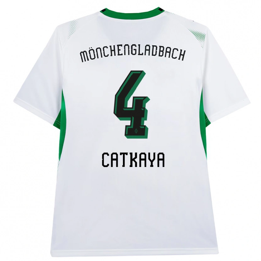 Danxen Dámské Talha Catkaya #4 Bílá Černá Zelená Domů Hráčské Dresy 2026/27 Dres