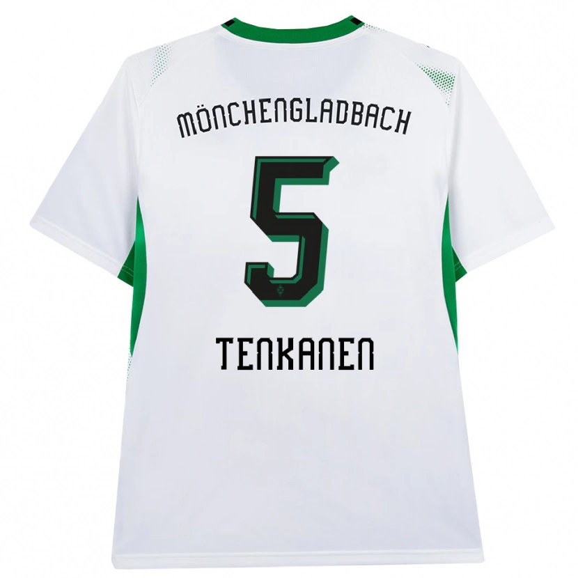 Danxen Dámské Luke Tenkanen #5 Bílá Černá Zelená Domů Hráčské Dresy 2026/27 Dres