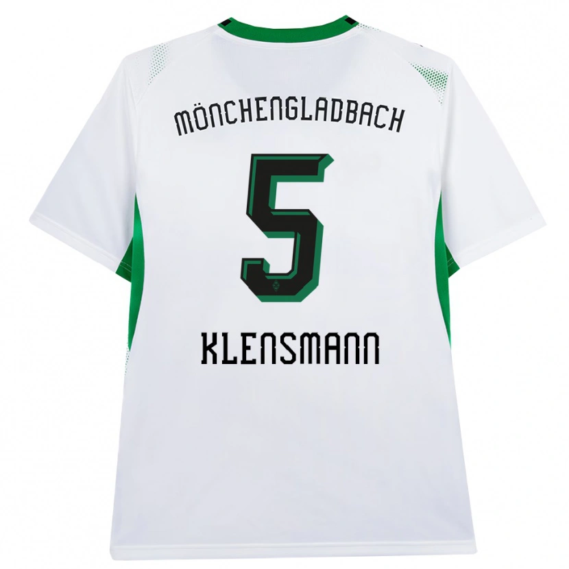 Danxen Dámské Paula Klensmann #5 Bílá Černá Zelená Domů Hráčské Dresy 2026/27 Dres