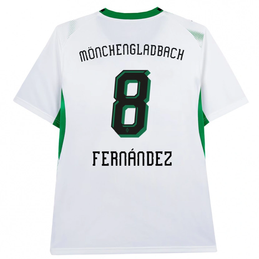 Danxen Dámské Oriol Fernandez Berenguer #8 Bílá Černá Zelená Domů Hráčské Dresy 2026/27 Dres