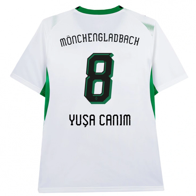 Danxen Dámské Salih Yuşa Canım #8 Bílá Černá Zelená Domů Hráčské Dresy 2026/27 Dres