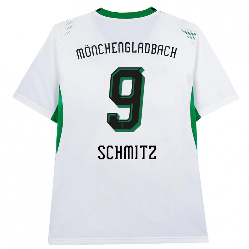 Danxen Dámské Sarah Schmitz #9 Bílá Černá Zelená Domů Hráčské Dresy 2026/27 Dres