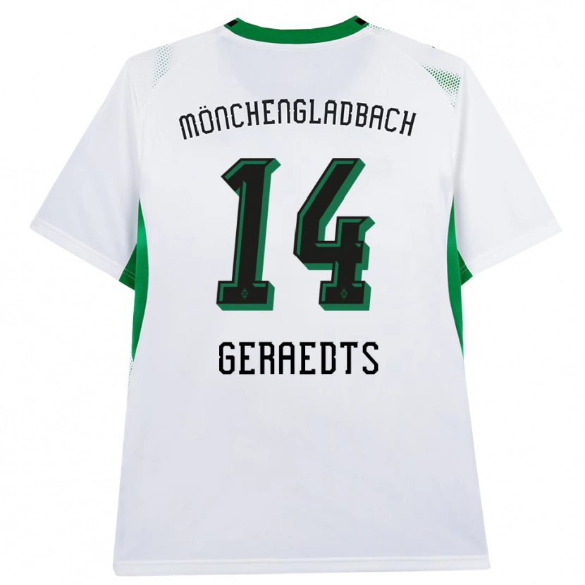Danxen Dámské Kelsey Geraedts #14 Bílá Černá Zelená Domů Hráčské Dresy 2026/27 Dres