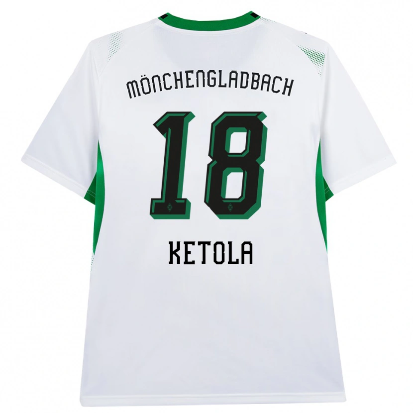 Danxen Dámské Sulo Ketola #18 Bílá Černá Zelená Domů Hráčské Dresy 2026/27 Dres