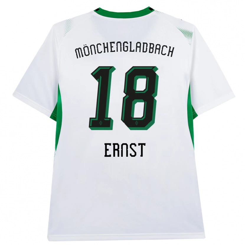 Danxen Dámské Jesse Ernst #18 Bílá Černá Zelená Domů Hráčské Dresy 2026/27 Dres