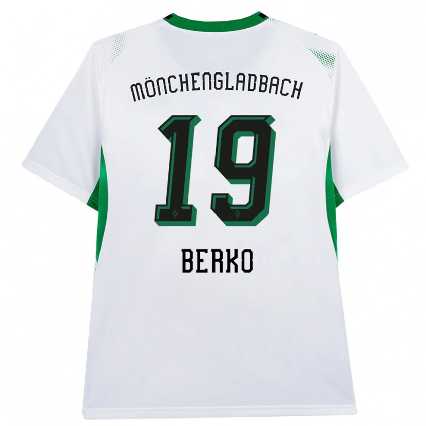 Danxen Dámské Dillon Berko #19 Bílá Černá Zelená Domů Hráčské Dresy 2026/27 Dres