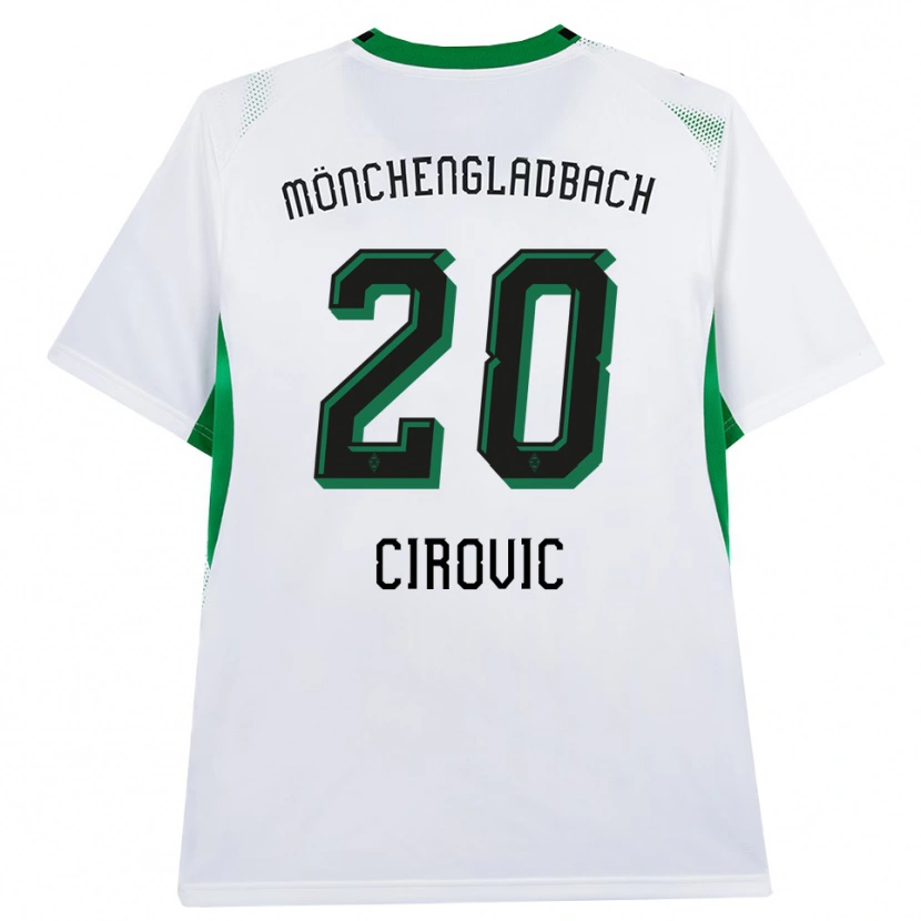 Danxen Dámské Filip Cirovic #20 Bílá Černá Zelená Domů Hráčské Dresy 2026/27 Dres