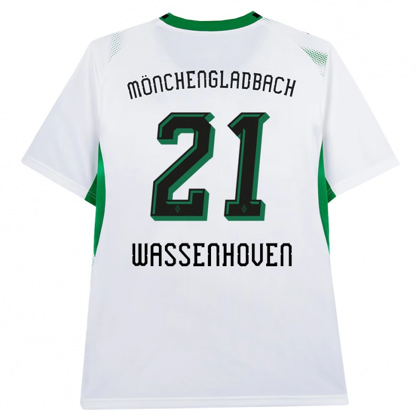 Danxen Dámské Michelle Wassenhoven #21 Bílá Černá Zelená Domů Hráčské Dresy 2026/27 Dres