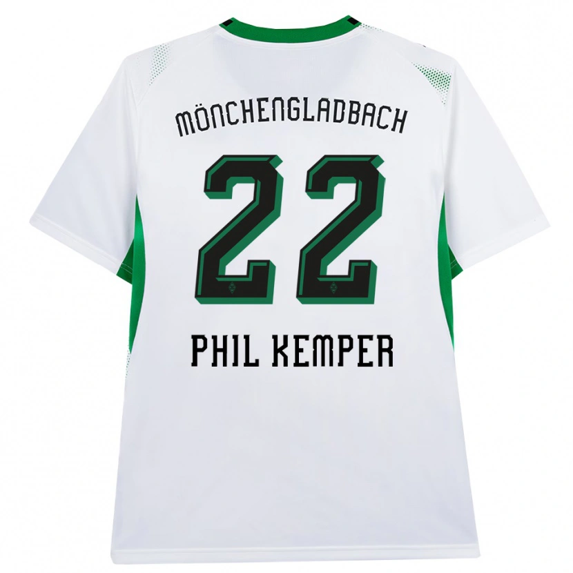 Danxen Dámské Phil Kemper #22 Bílá Černá Zelená Domů Hráčské Dresy 2026/27 Dres