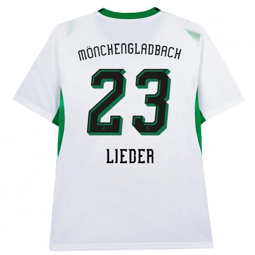 Danxen Dámské Michel Lieder #23 Bílá Černá Zelená Domů Hráčské Dresy 2026/27 Dres
